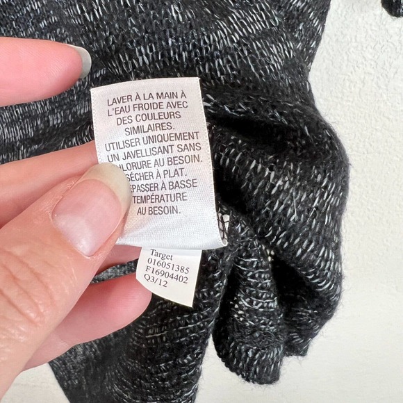 Mossimo Women's Crewneck Pullover Sweater Long Sleeve‎ Heather Gray Size XS - Picture 10 of 12